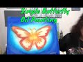 Simple Butterfly Oil Painting for Beginners / Abstract Oil Painting for Beginners - Step by step