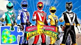 MIGHTY MORPHIN POWER RANGERS SUPERHERO PUZZLE VIDEO FOR KIDS! Rompecabezas de Power Rangers. screenshot 2