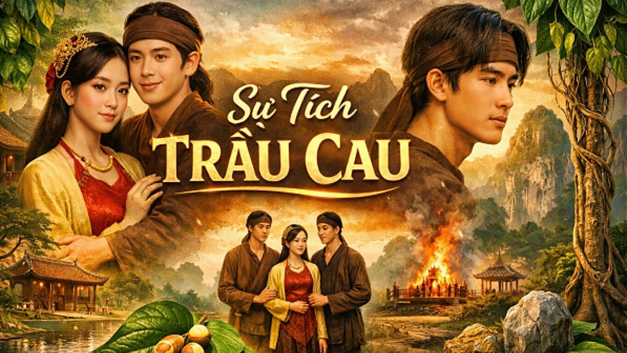 SỰ TÍCH TRẦU CAU  Truyện Cổ Tích Việt Nam 3D