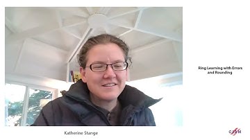 Katherine E. Stange: Ring learning with errors and rounding