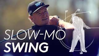 Ernie Els' golf swing in Slow Motion