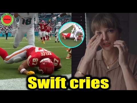 Taylor Swift reaction as Travis Kelce SHOCKS Miami Crowd with INSANE TOUCHDOWN vs Dolphins