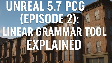 Unreal 5.7 PCG (Episode 2) : Linear Grammar Tool Explained #tutorial #pcg #unrealengine