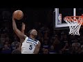 Anthony edwards huge poster slam in game 4  april 28 2024