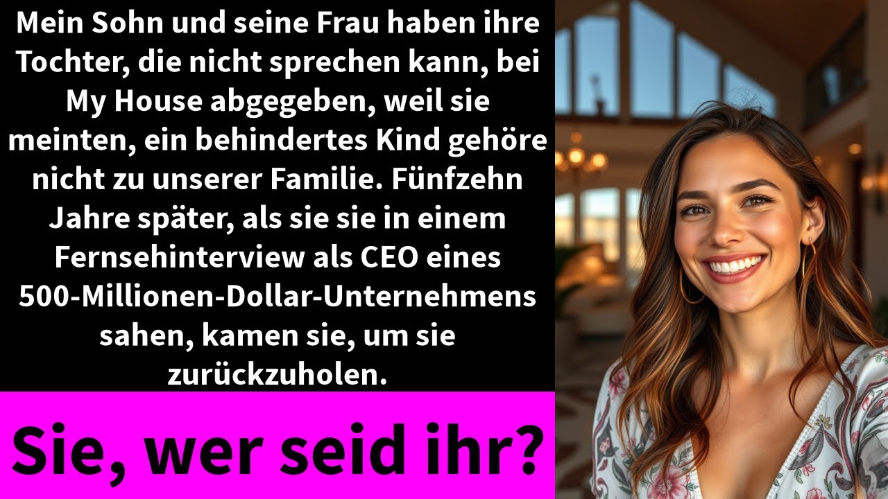 Es war ein ganz normaler Nachmittag, als ich die Tür öffnete – und plötzlich standen sie da, mit diesem Lächeln, als hätten sie nie etwas getan. Mein eigener Sohn und seine Frau. Wir haben sie...