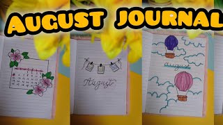 August Journalling Ideas August Bujo Bullet Journal The Aesthete