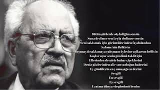 Ey Sevgili - Sezai Karakoç - Şiir - Seslendiren :  M.  Emin Gülsever
