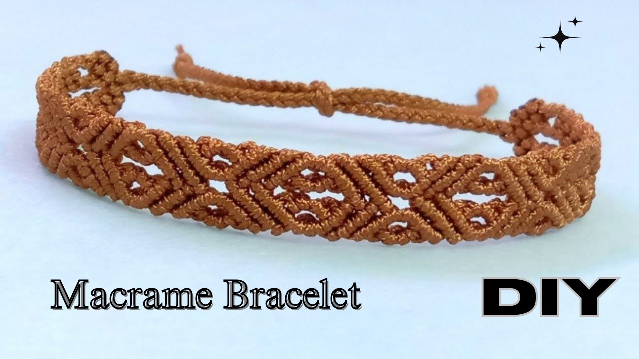 MACRAME IDEA!! Macrame Bracelet Step By Step Tutorial - YouTube
