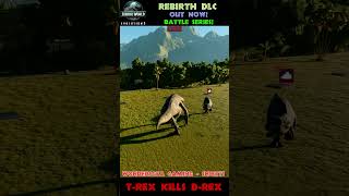 T-Rex kills the D-Rex| Jurassic World Evolution 3 #shorts