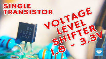 The simplest voltage level shifter that you can actually make yourself