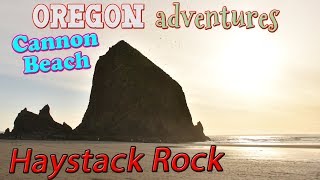 HUGE Haystack Rock Cannon Beach Oregon: Where to take epic gorgeous sunset pictures: Show Some Aloha