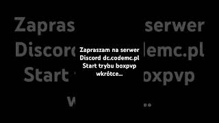 IP: codemc.pl boxpvp soon #boxpvp #minecraft #server #serwer #serwerminecraft #minecraftserver #fyp