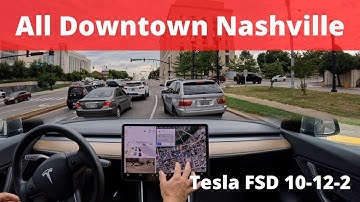 FSD Beta in Nashville (Tesla FSD 10.12.2) | Drive 2