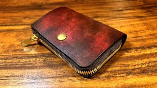 Elegant Bifold Zipper Wallet