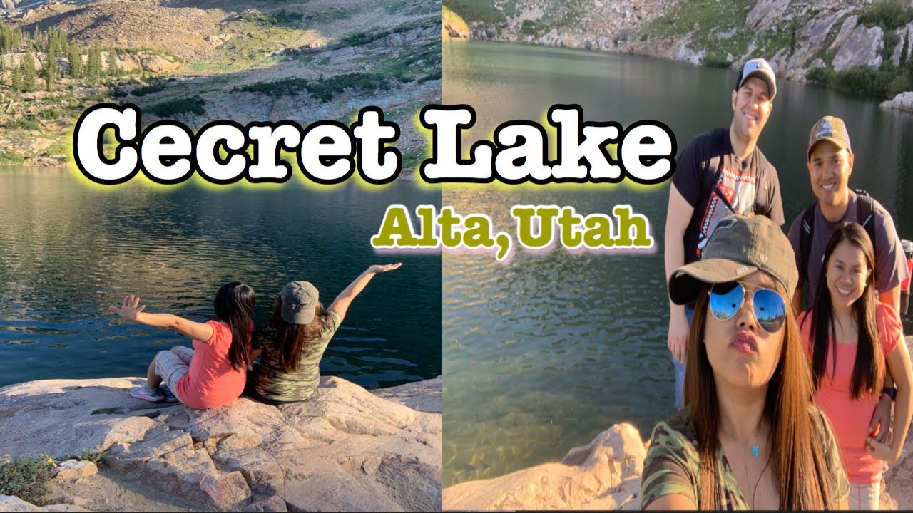 Cecret Lake Utah-Alta Hiking with friends