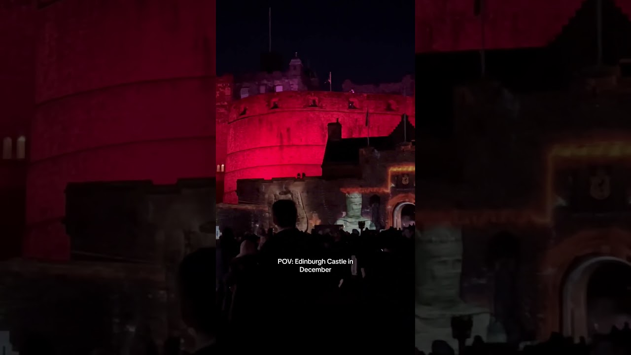 Edinburgh Castle in December 