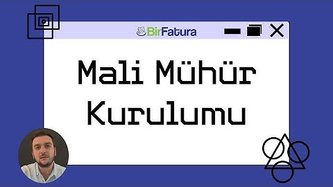 Mali mühür kurulumu ve pin oluşturma işlemleri nasıl yapılır?