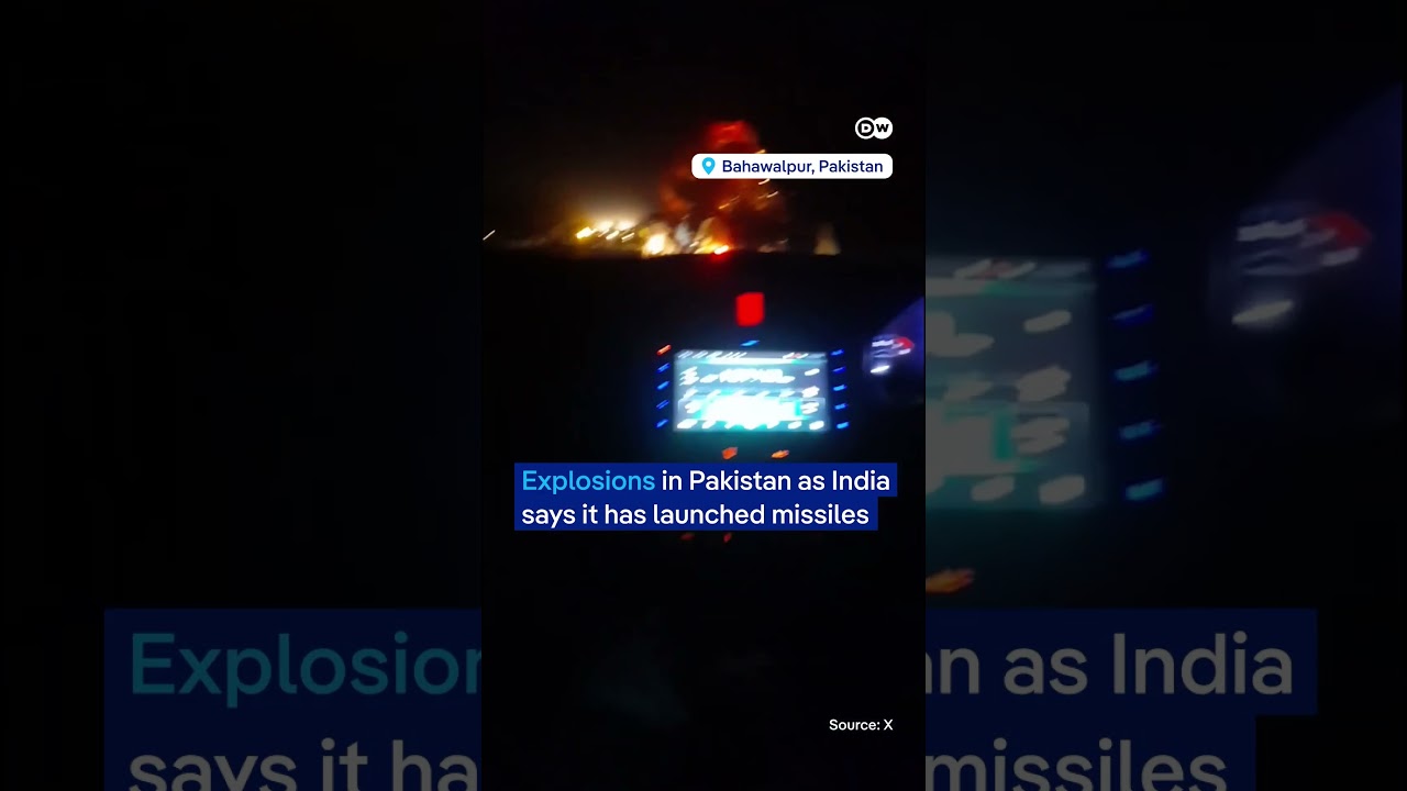 Multiple explosions heard in Pakistan as India takes responsibility | DW News