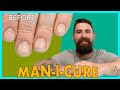 How to give your man a manicure at home  diy grubby to gorgeous