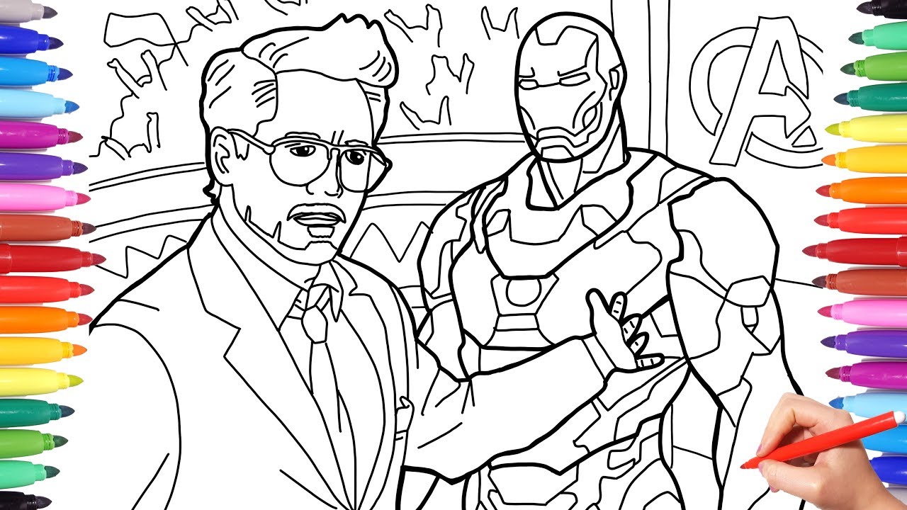 Horses coloring pages - Free 19+ Iron Man Infinity War Coloring Pages