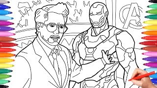 iron man 3 coloring page