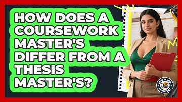 How Does A Coursework Master