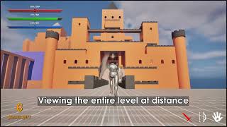A Dark Souls Style Level Blockout (Walkthrough with Encounters)
