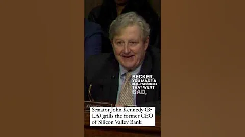 Senator John Kennedy Grills Former SVB CEO On Bank Failures