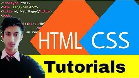 Basic HTML /CSS Layout Tutorial  - header ,article ,nav ,footer etc...