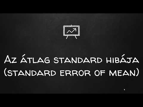 Videó: Ha az átlag standard hibája?