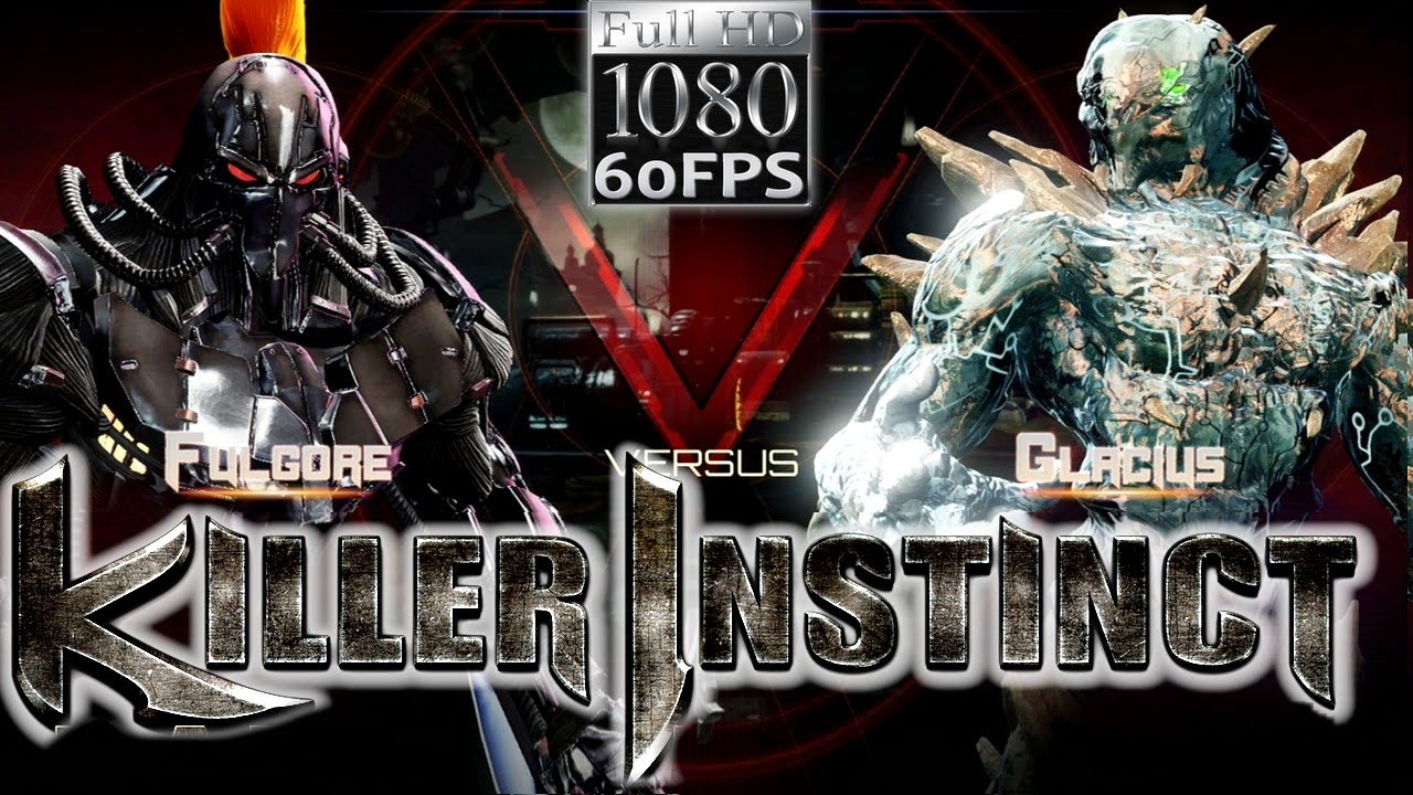 Killer Instinct Matches Fulgore VS Glacius With Ultra Combo Finish 