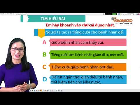 Tập đọc 4: Tiếng cười là liều thuốc bổ