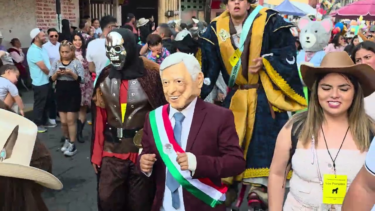 Carnaval San Sebastian Tecoloxtitlan 2026 Disfraces Los Primates/Banda Cruz del Rosario 