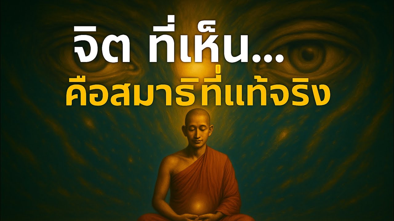 จิตที่เห็น…คือสมาธิที่แท้จริง/ซีรีส์สมาธิจบในตอนเดียว