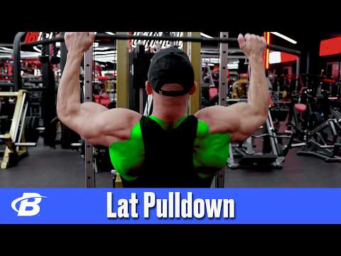 How To Do A Lat Pulldown With A Wide Overhand