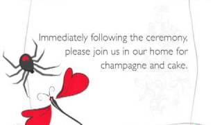 Rhodes’ Wedding Invitation!