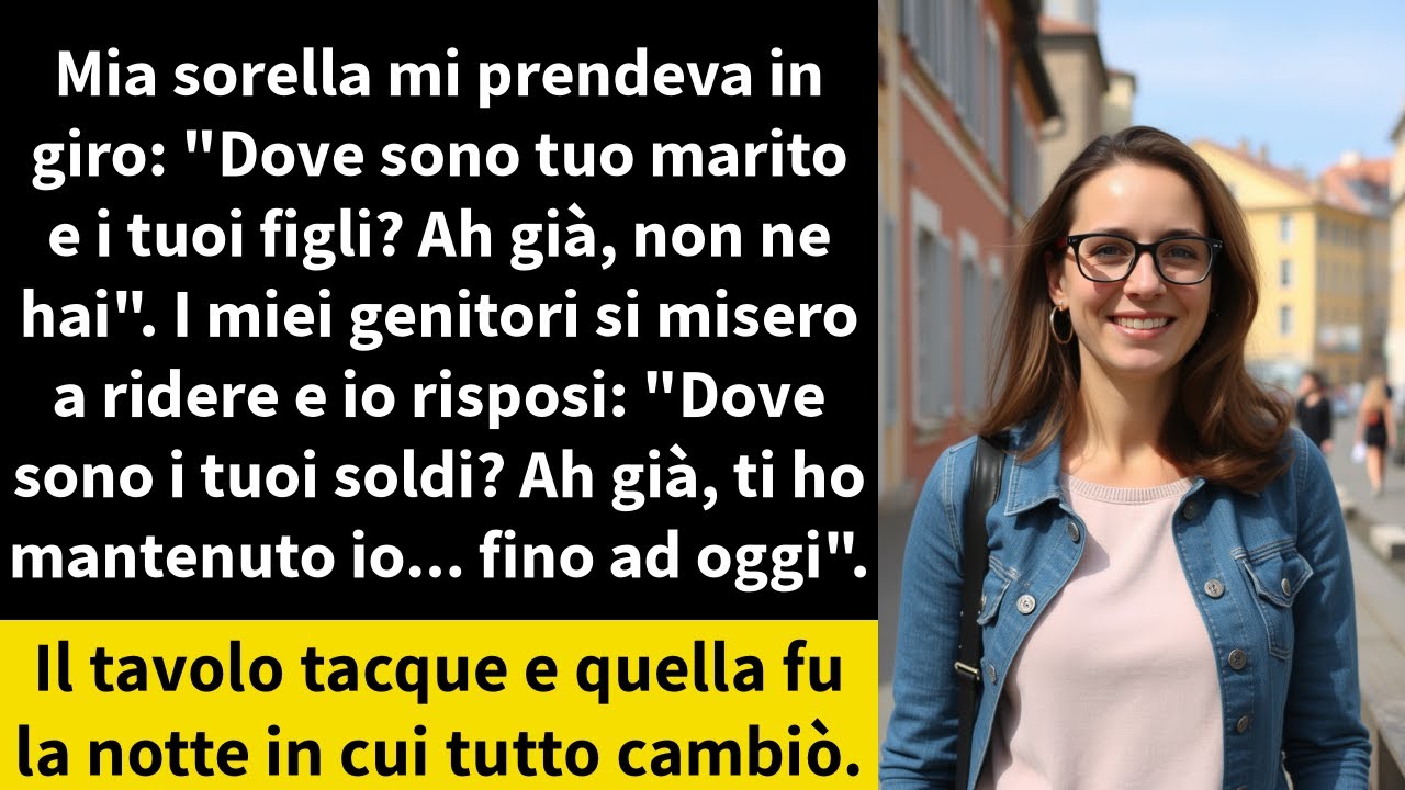 Mia sorella mi prendeva in giro: 