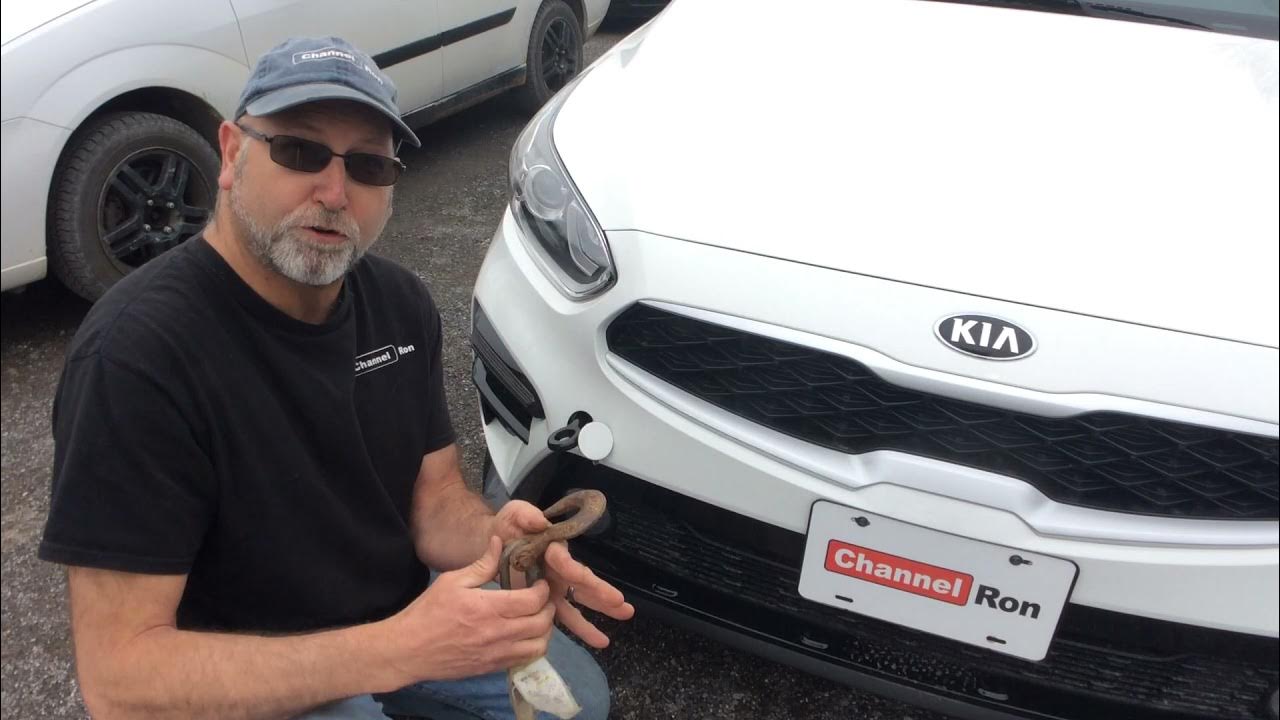 How To use 2021 Kia Forte Tow Hook YouTube