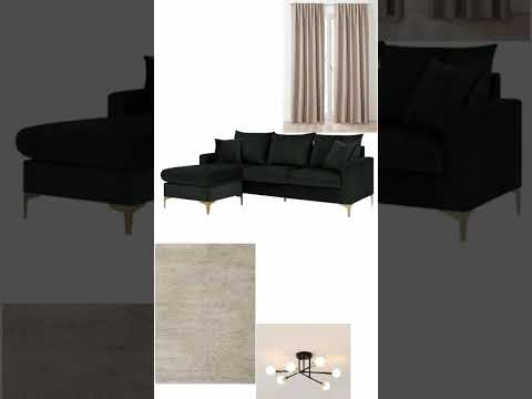 ازاي اعمل ديكور لركنة أو كنبة باللون الأسود