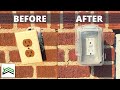 Exterior Outlet Installation |  Complete Process