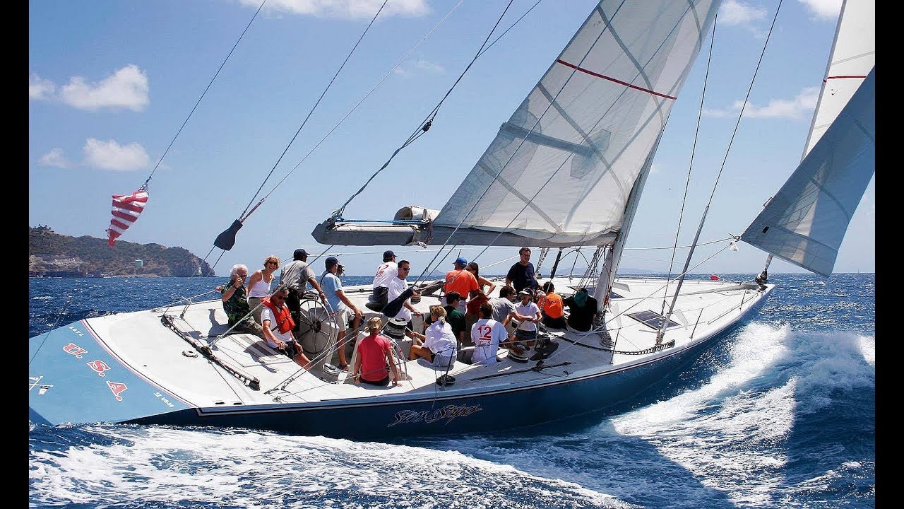 A race "Stars and Stripes" 12meter vs "True North" in Cozumel YouTube