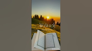 ماتيسر من سورة الأعلى بصوت ماهر المعيقلي