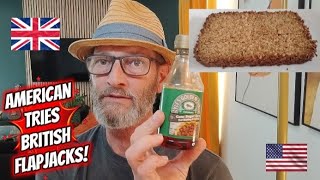 American tries British flapjacks!