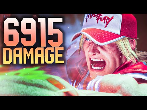 TERRY MAX DAMAGE WITH CRITICAL ART - Street Fighter 6