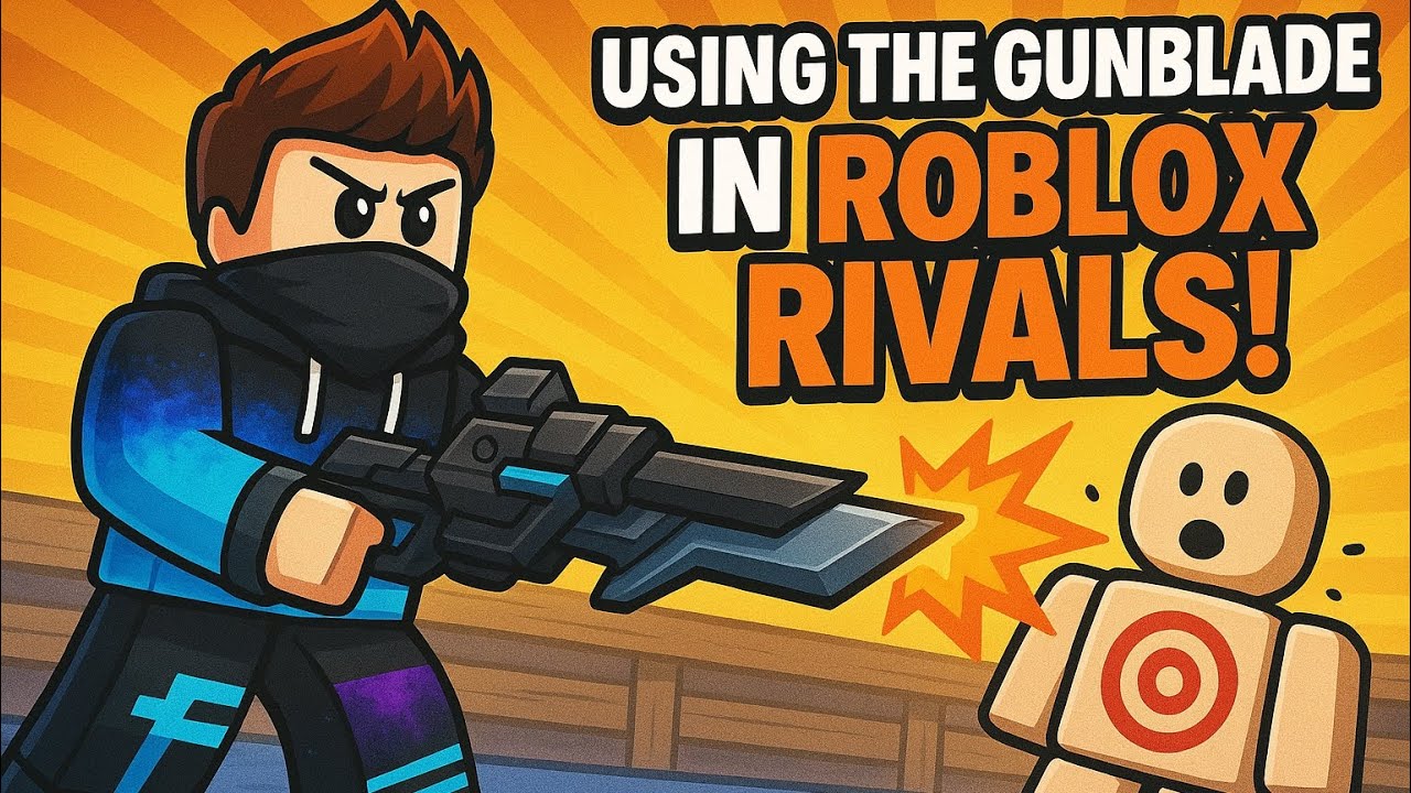 Training with the gunblade(Roblox rivals) - YouTube