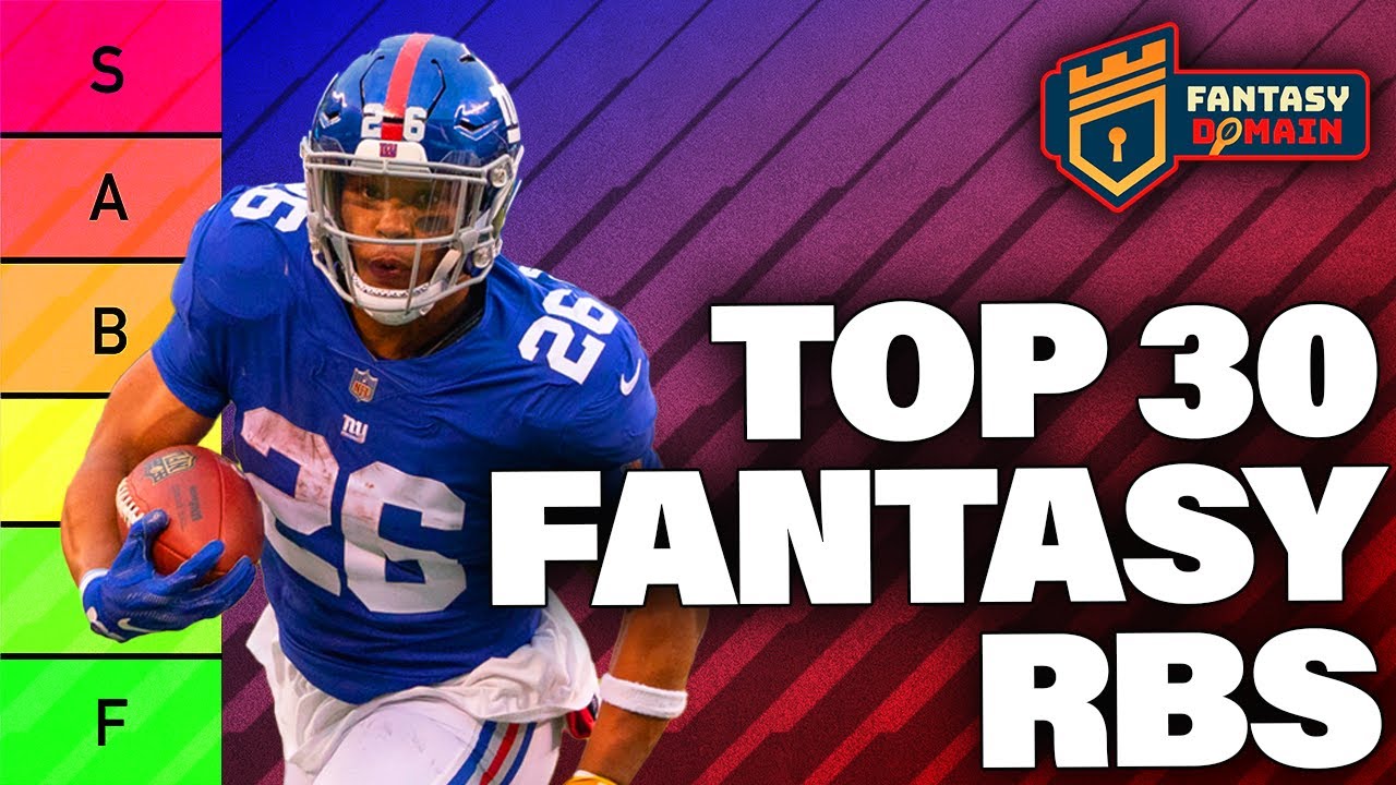 Top 30 Running Back Rankings & Tiers! (Fantasy Football 2023)