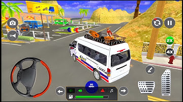 Minibus Simulator 3D: Dangerous Cliff Road Level 5 Gameplay for Android