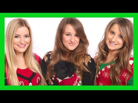 Sister and Puppy Christmas Pictures!
