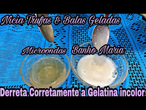 Vídeo: Como Diluir Gelatina Para Carne Gelificada