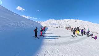 Meribel to Les Menuires via Gros Tougne and Violette
